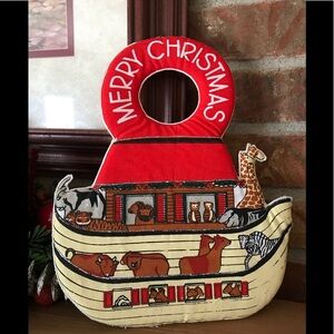 Rare Vintage 1960’s Noah’s Ark Door Hanger